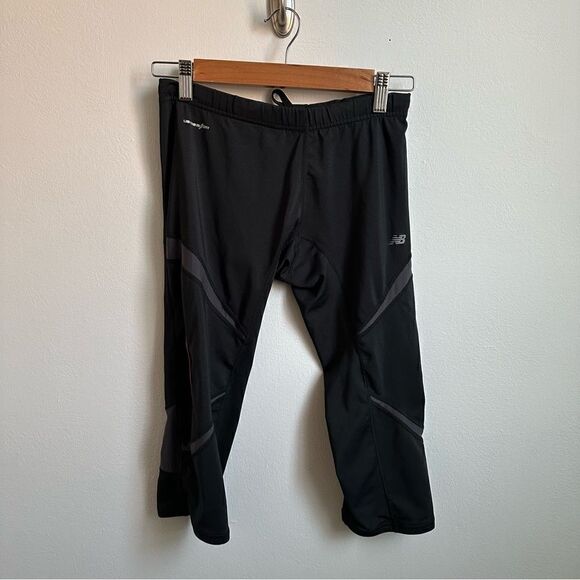New Balance Lightning Dry black Drawstring Capris XS - Picture 1 of 7